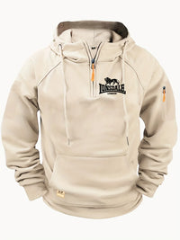Casual Men's Multi-Pocket Zipper Hoodie