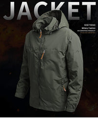 Windbreaker Men Tactical Jacket