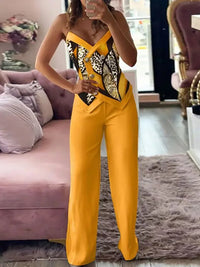 Women Casual Matching Pants Suit