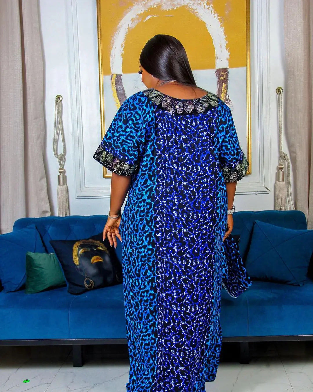 African Evening Gown Dubai Kaftan Abaya Robe Outfits