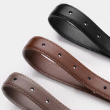 Women's PU Leather Belt with Metal Buckle Casual Simple Waist Strap for Jeans And Dresses Decorative Female Waistband Gift