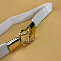 Women Skinny Belt for Dresses Ladies Fashion Elastic Belts Waist Band Cinch Waistband