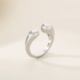 Luxury Rings Anillo Gifts For Women - Stainless Steel 304 - KR111374-GC