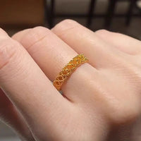 24K 9999 Pure Gold real gold Lace