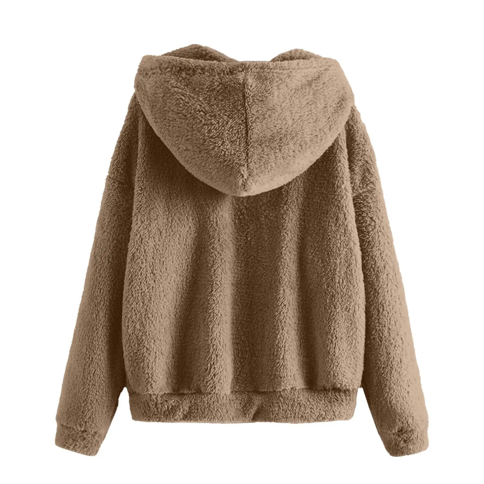 Men's Winter Zipper Hooded Fleece Sweatshirt with Pocket