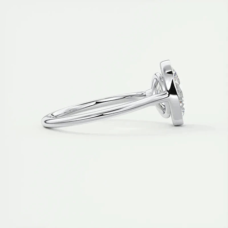 Diamond 14k Gold Plated Wedding Engagement Ring Jewelry