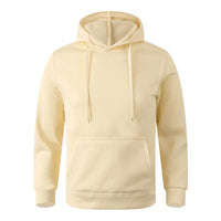 iCool Solid Color Versatile Men Hoodie