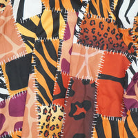 African Ethnic Print Loose Long Trench Coat Streetwear