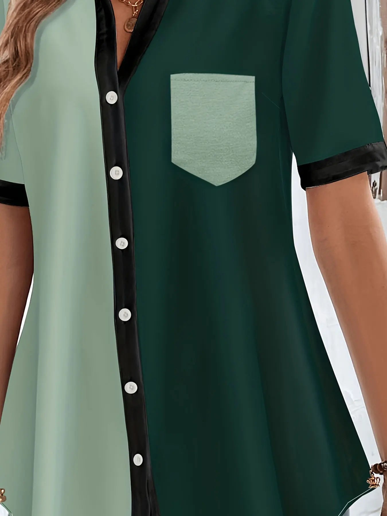 Women's Plus Size Chic Elegant Shirt For Chubby