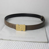 Women's Belt Brand High Quality Fashion Belt Metal Buckle Girls jeans Dress Accessories A Fancy Gift From A Friend