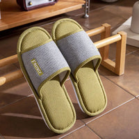Non Slip Women Breathable Linen Slippers