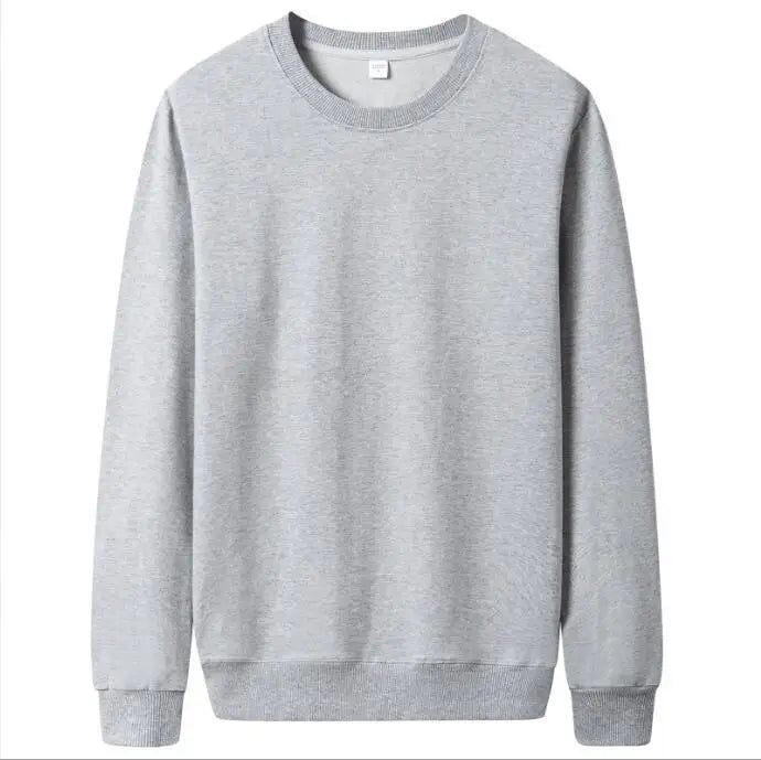 Men Casual Solid Color Sweatshirt
