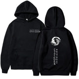 New Trendy Print Versatile Men Hooded Sweatshirt