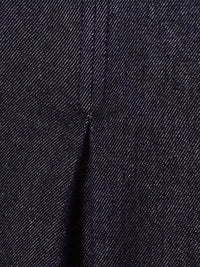 Solid Color High-Waisted Wide-Leg Jeans