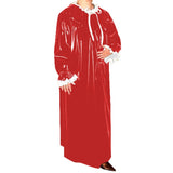 Casual PVC Latex Look Long Maxi Dress