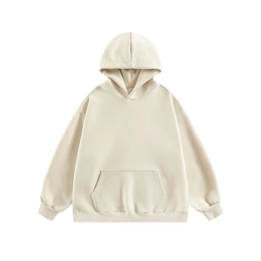 Simple Solid Color Hoodie