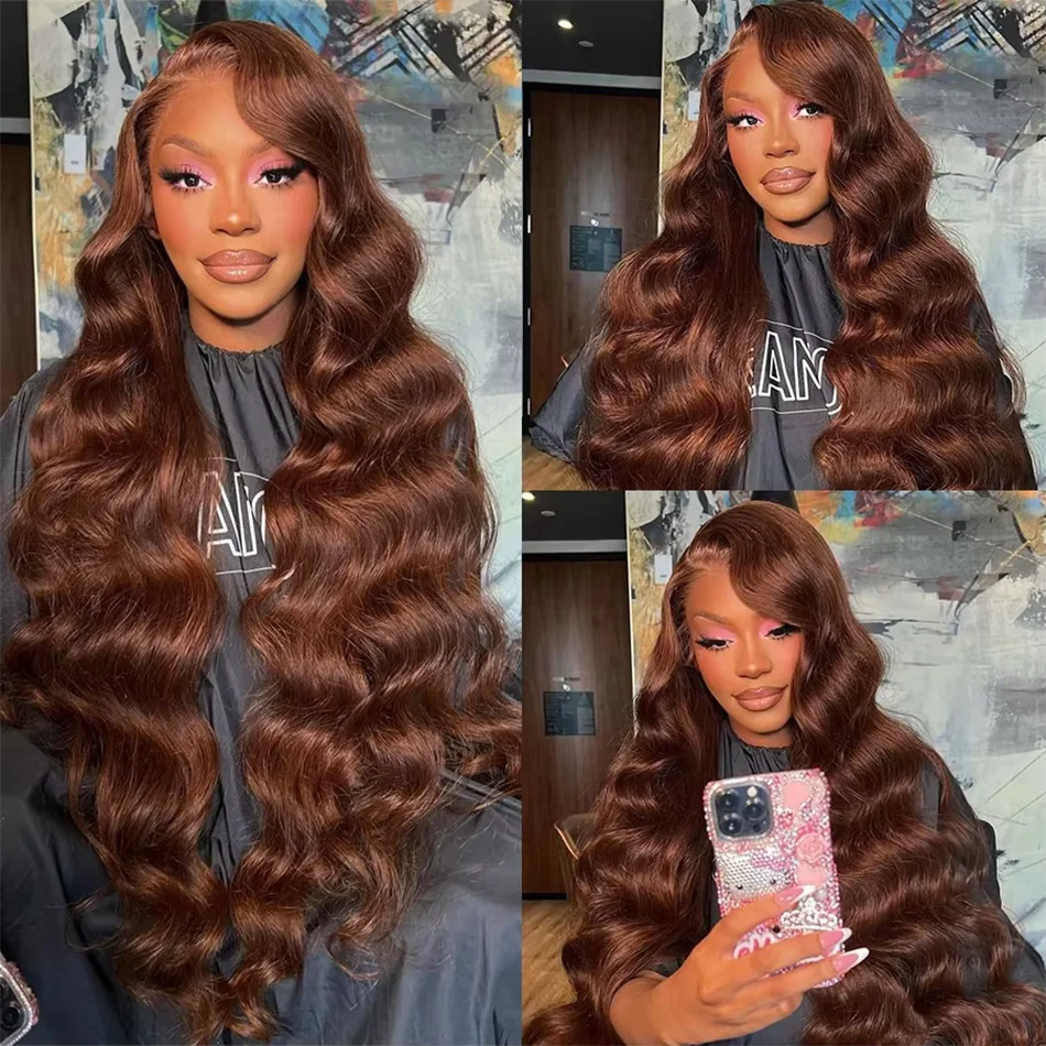 100% Vietnamese Chocolate Brown Human Hair Wig