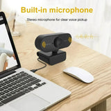 Camera 1080P HD Computer USB Camera With Built In Microphone For Work Tripod Network Web Camера