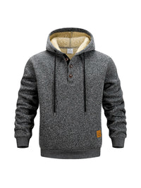 Men's Long Sleeve Fleece Hoodie
