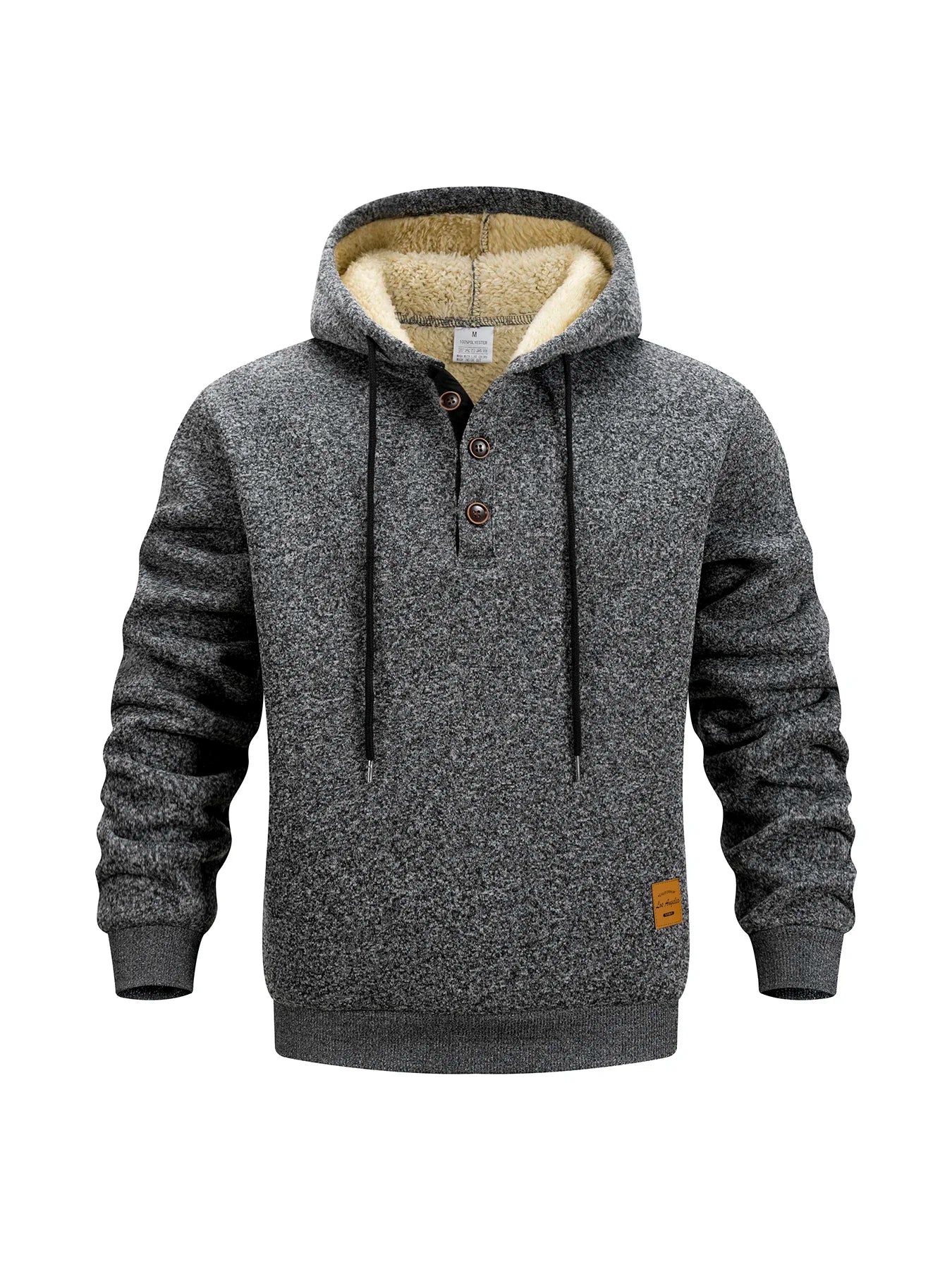 Men's Long Sleeve Fleece Hoodie
