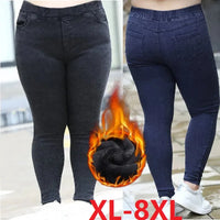 High-Waist Elasticity Velvet Warm Leggings