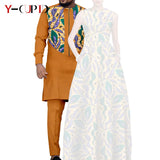 African Dresses for Matching Couple Outfits for Party Vestidos Y23C067