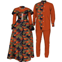 African Couple dress Top and Pants Suits - Wyq1093