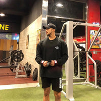 Bodybuilding Fitness Workout Long Sleeve T-Shirt Running Sweatshirt