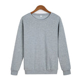Men Casual Solid Color Sweatshirt