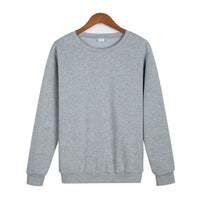 Men Casual Solid Color Sweatshirt