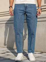 Loose Fit Classic Blue Denim Jeans