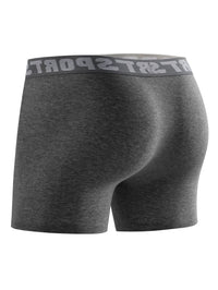 4 pieces of men's sports underwear, soft, breathable and comfortable sweatpants