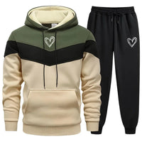 Hot Sales Mens Tracksuit Printing Single Piece Tricolor Sweatshirts Sweatpants Casual Man Clothing Quality Hoodie Autumn Winter