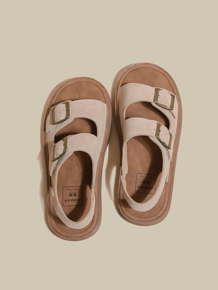 Casual Anti-Skid Flat Fabric Slides