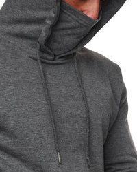 Men's Slim Hooded Sweatshirt with Mask