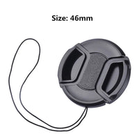 Camera Lens Cap High-quality 40.5mm 49mm 52mm 55mm 58mm 62mm 67mm 72mm 77mm 82mm Snap on Front Lens Cap for Camera