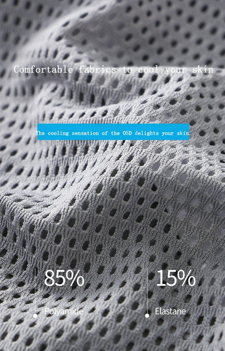 Breathable Mesh Boxers for Men - Loose-Fit Athletic Underwear with Enhancing Pouch Arrow Shorts