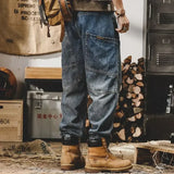 Luxury Tapered Cowboy Cargo Pants
