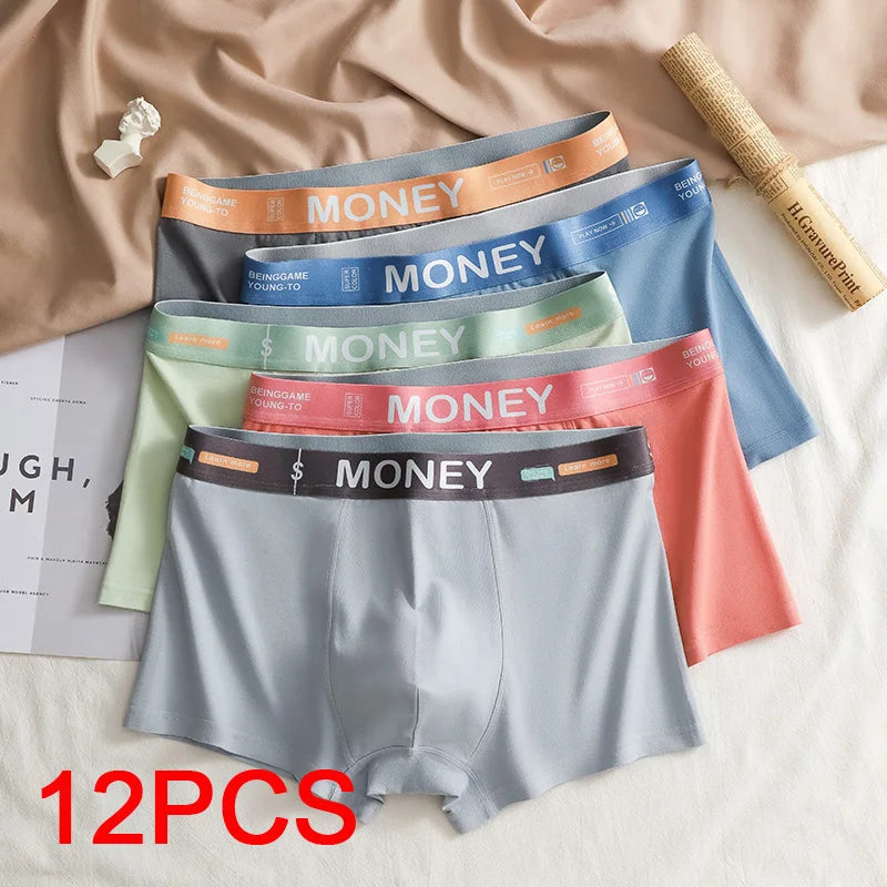 Men's Square Panties Boxers and Underpants Men's Boxer Briefs Man Underwear Hot Gifts Cotton Shorts Sports Sexy Unerderwear Set