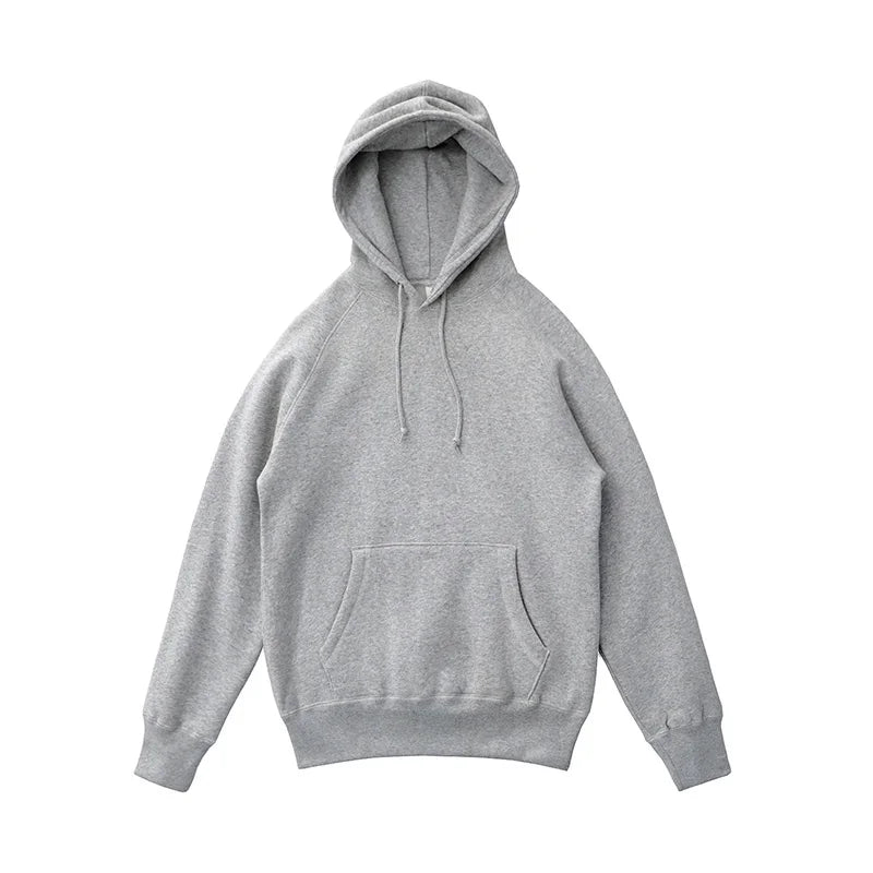 Japanese Casual Retro Unisex High Quality Solid Color Hooded Sweatshirt