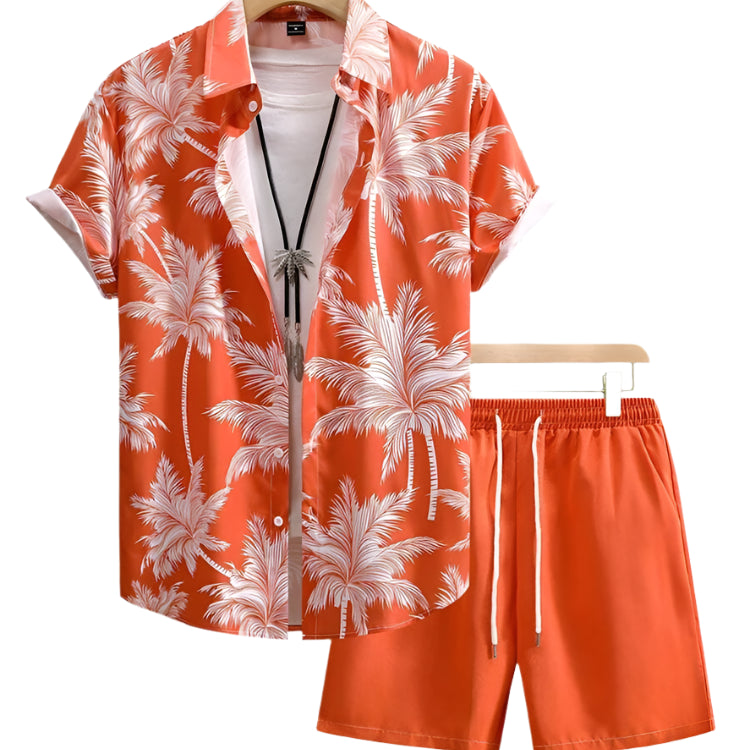Men's Coconut Trees Shorts Set