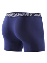 4 pieces of men's sports underwear, soft, breathable and comfortable sweatpants