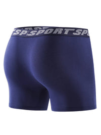 4 pieces of men's sports underwear, soft, breathable and comfortable sweatpants