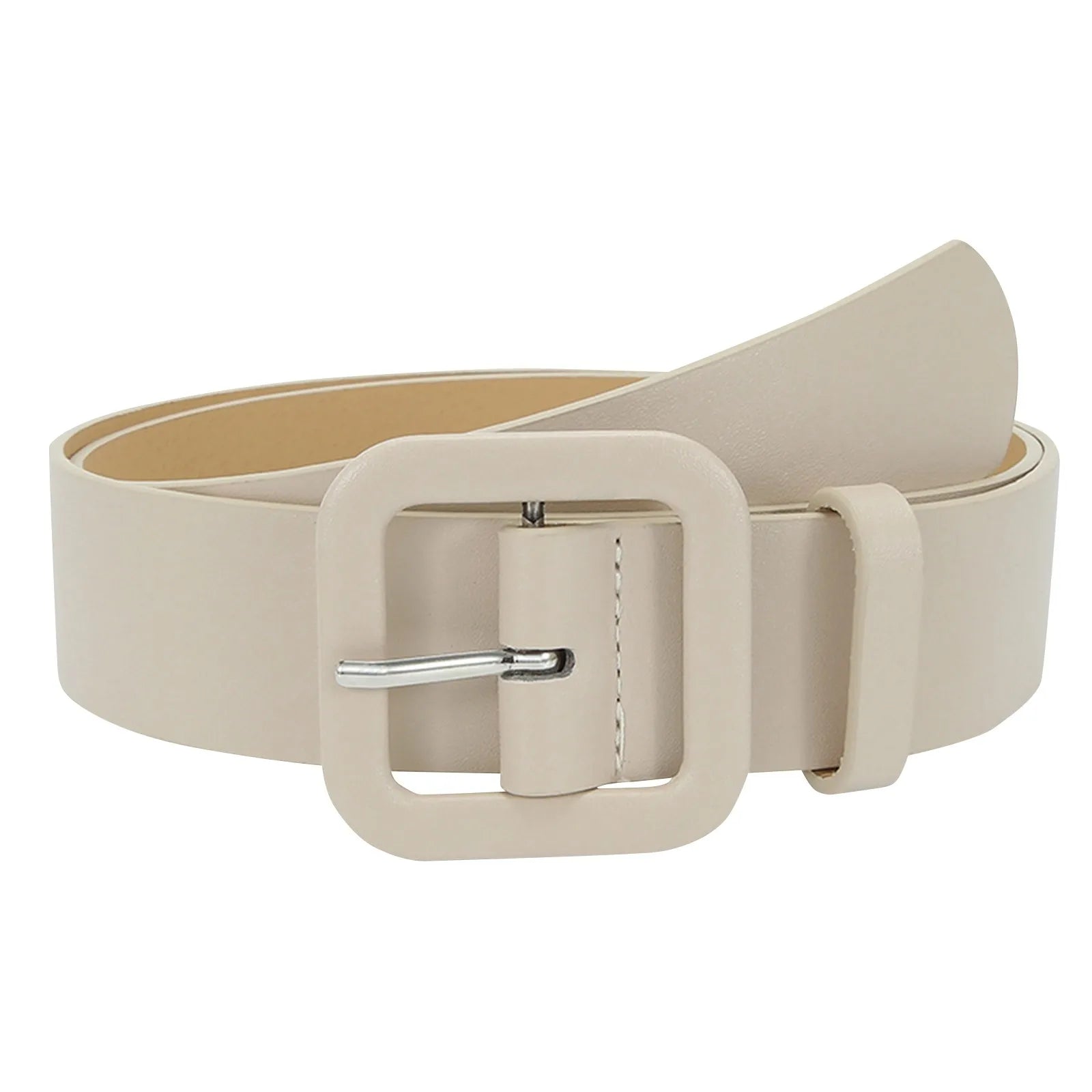 Women'S Trousers Belt Pu Leather Belt For Women'S Dress And Jeans Designer Belt Women Belt Simple Black Belt Female Strap