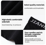 5/10 Piece Set Of Men's Solid Color Classic Long Underwear Quick Drying Youth Sports Comfortable Elastic Casual Boxer Shorts
