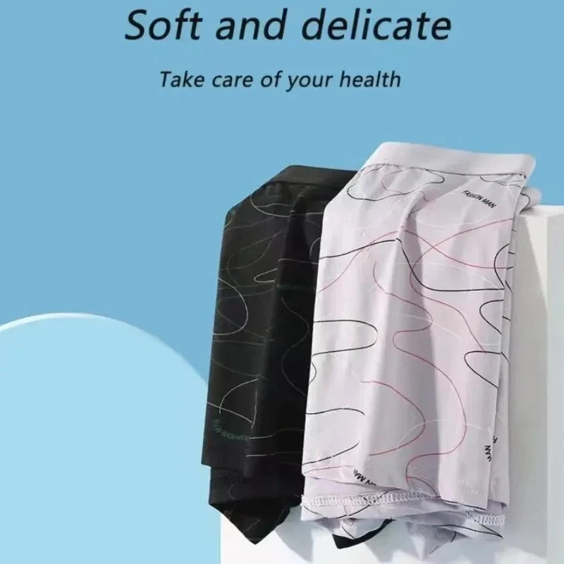 3 Pieces Men Boxers Breathable  Sports Fitness