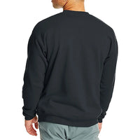 Men Casual Solid Color Sweatshirt