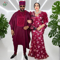 African Dresses For Traditional Couple Outfit
