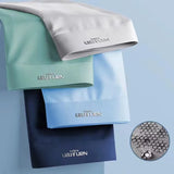 4pcs Boxer Shorts Men's Ice Silk Underwear Male Underpants Breathable Sexy Thin Panties U Convex Lingerie Wholesale Lots L-6XL