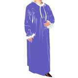 Casual PVC Latex Look Long Maxi Dress